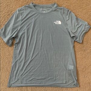 The North Face Women’s Teal Grey T-Shirt- Lg